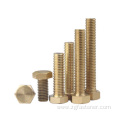 DIN933 brass hex head bolt